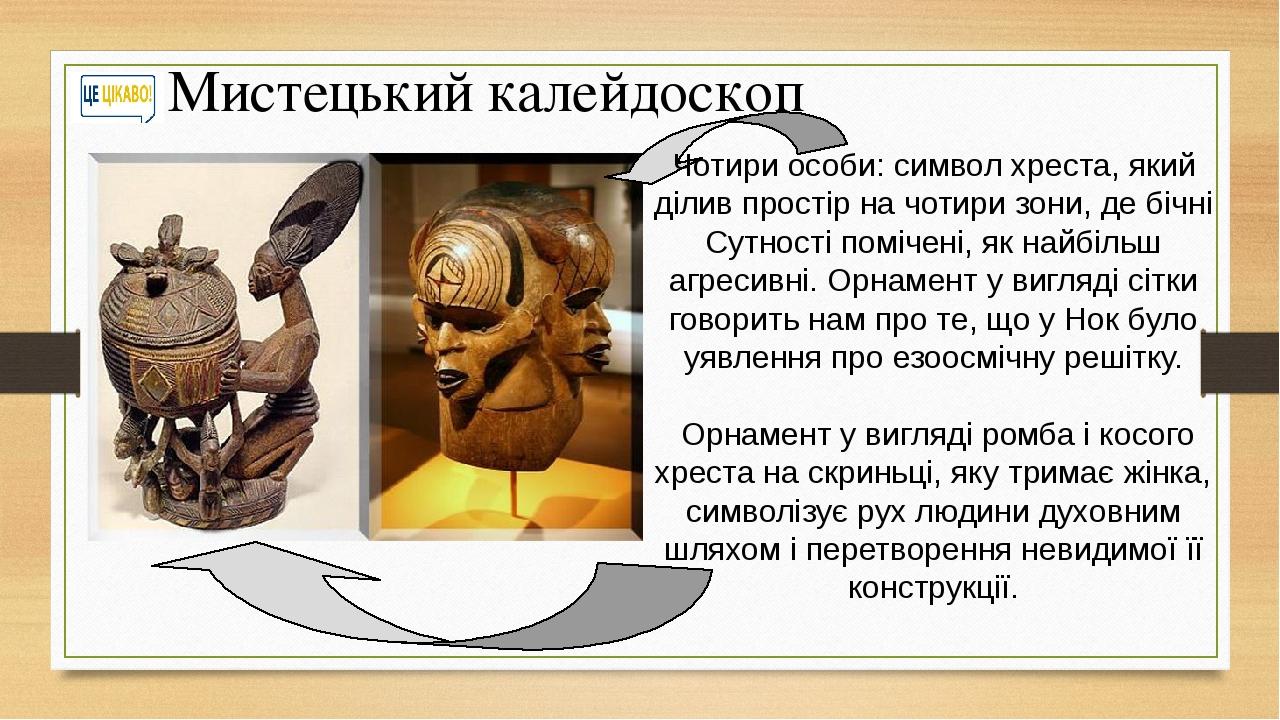 Чотири особи: символ хреста, який ділив простір на чотири зони, де бічні Сутності помічені, як найбільш агресивні. Орнамент у вигляді сітки говорит...