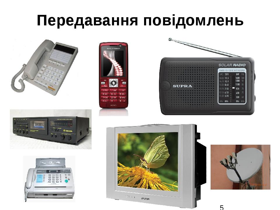 Передавання повідомлень