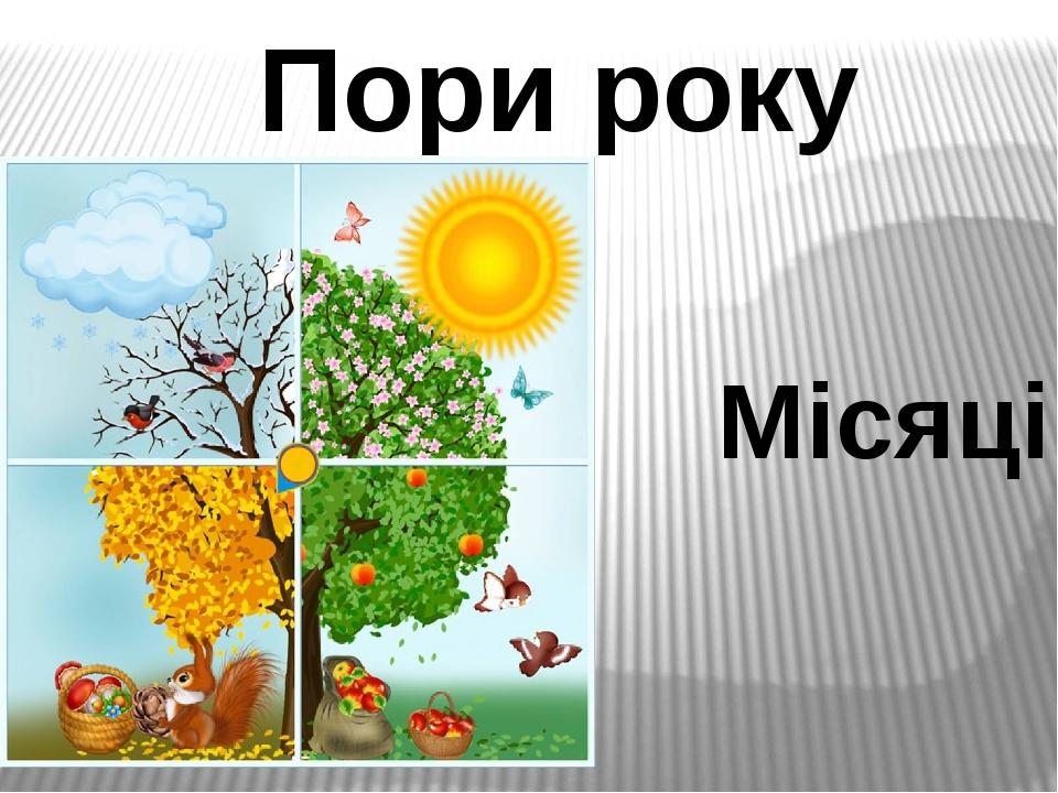 НУШ ТИЖДЕНЬ 15. ПРЕЗЕНТАЦІЯ "ПОРИ РОКУ. МІСЯЦІ" | Презентація. НУШ