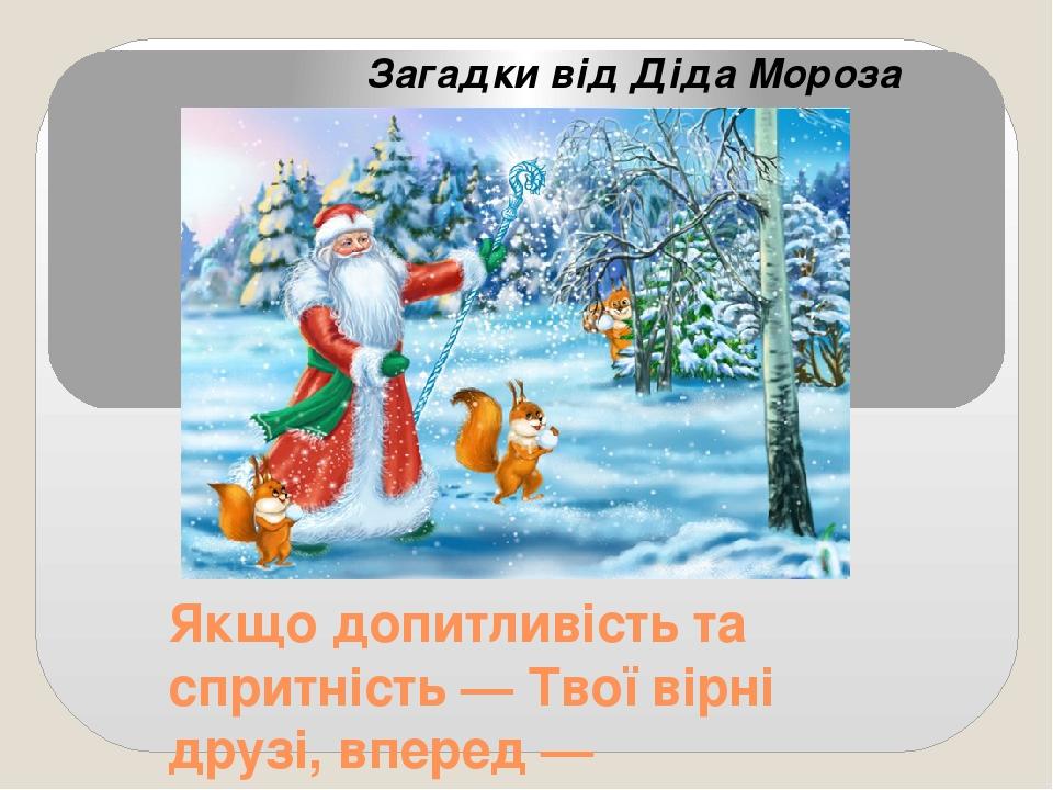 Якщо допитливість та спритність — Твої вірні друзі, вперед — підкорювати таємничі вершини зимових головоломок. Дідусь Мороз буде в захваті від Твоє...