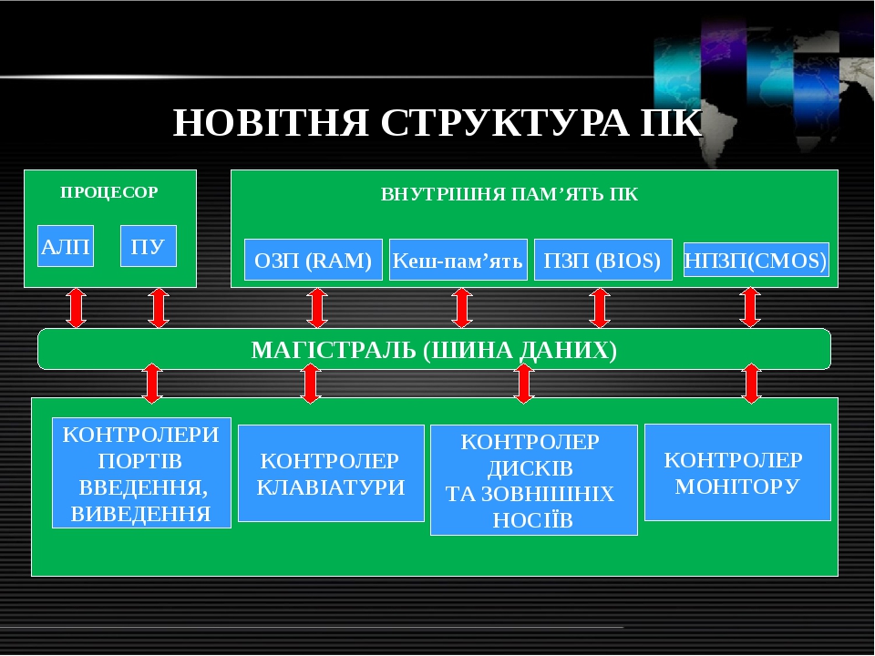 Структура пк презентация