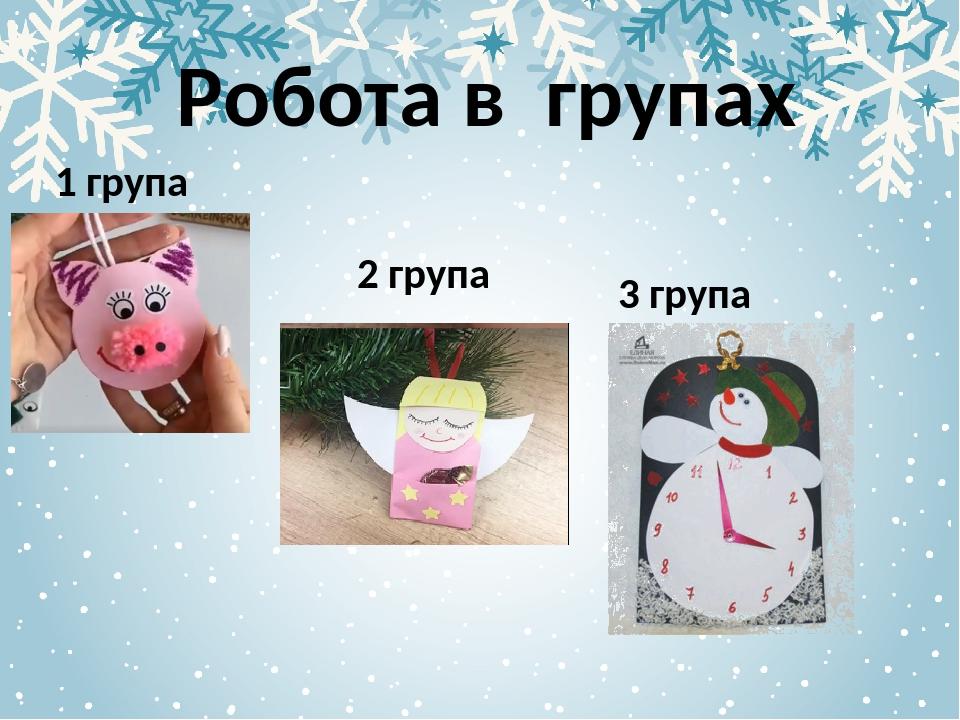 1 група Робота в групах 2 група 3 група
