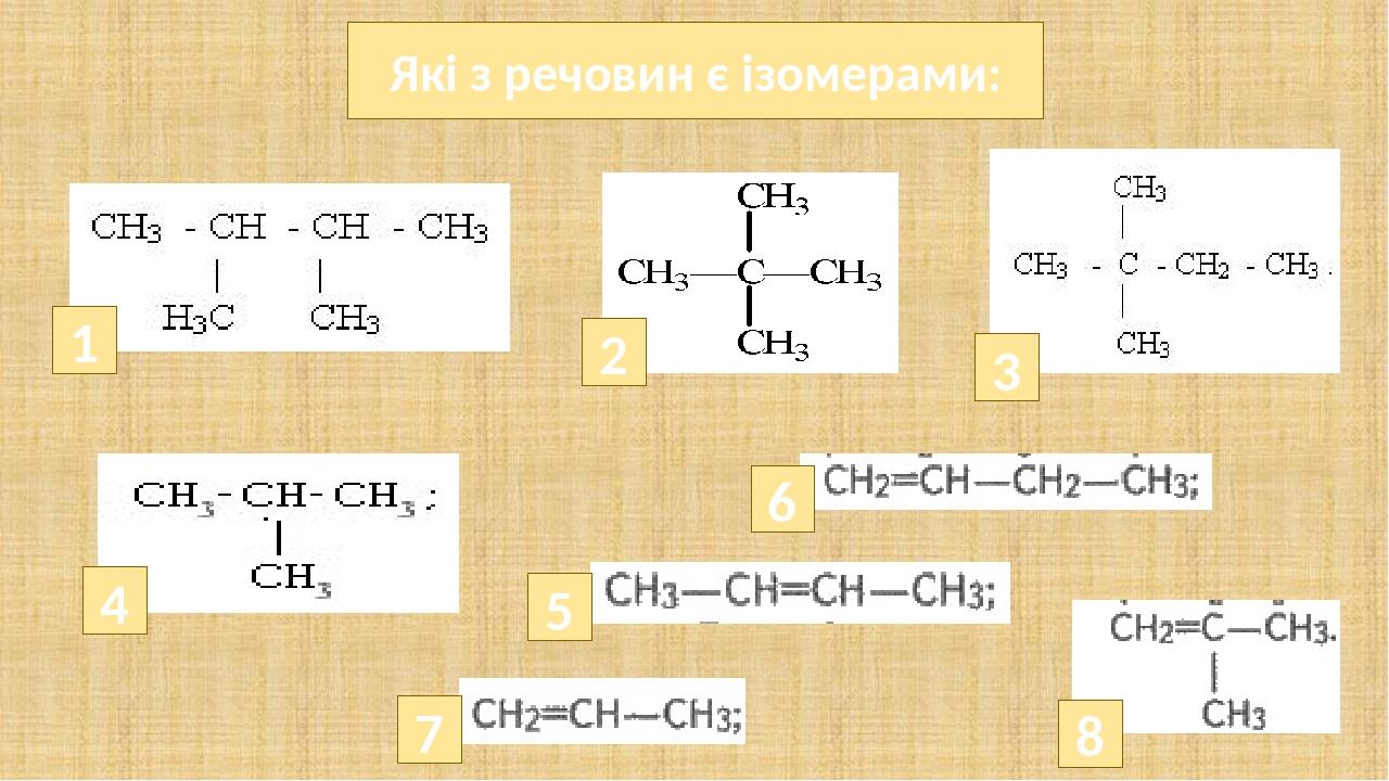 Презентація "Теорія будови органічних сполук. Поняття про явище ...