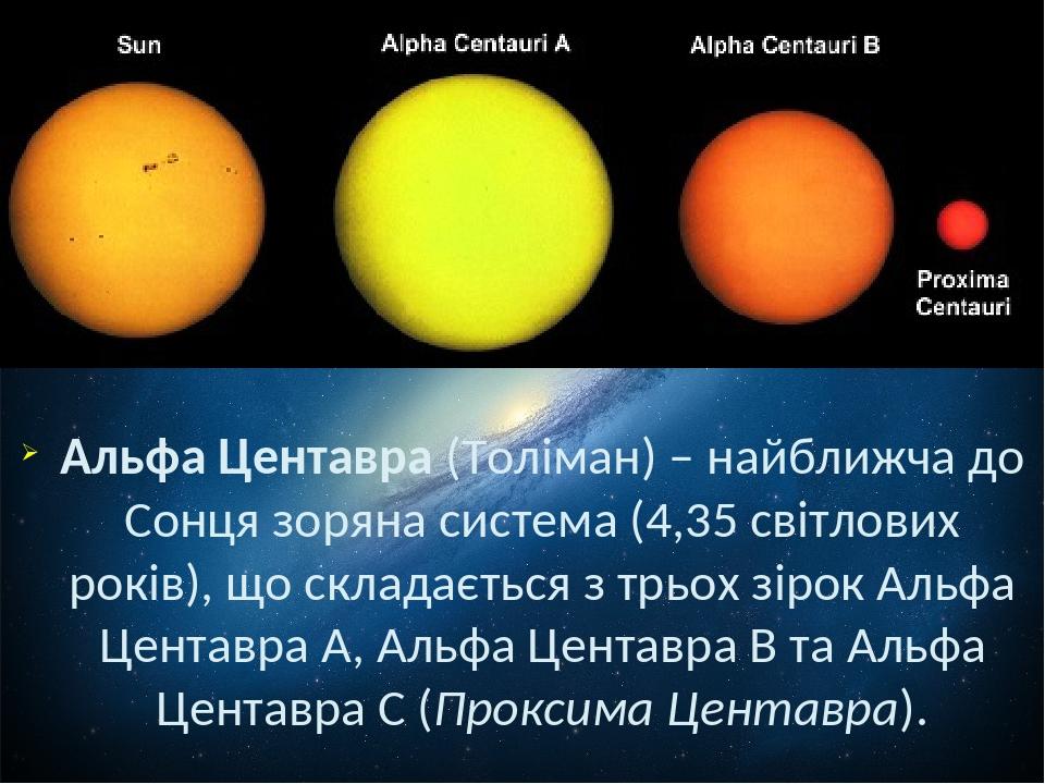 Сколько звезд в системе альфа центавра