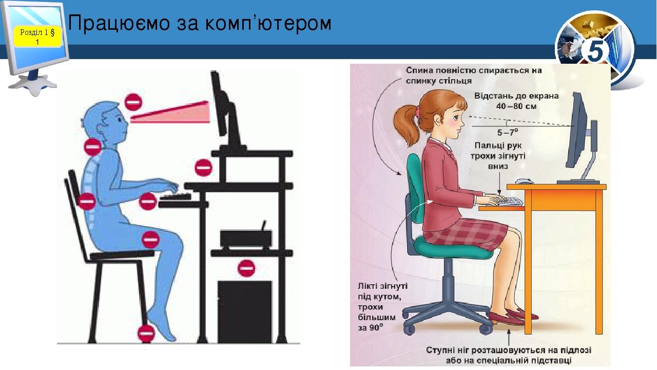 Працюємо за комп’ютером Розділ 1 § 1