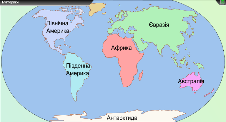 Картинки материков