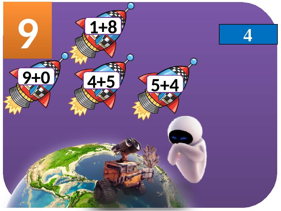 9 1+8 5+4 9+0 4+5 4