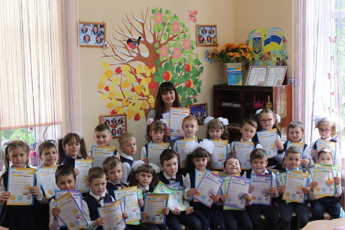 Враження класу «1-в,,Майбутнім нашої Батьківщини є -Ми, школярі Нової ...