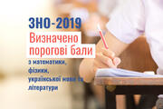 «Склав/не склав» ЗНО-2019: визначено порогові бали з математики, фізики, української мови та літератури