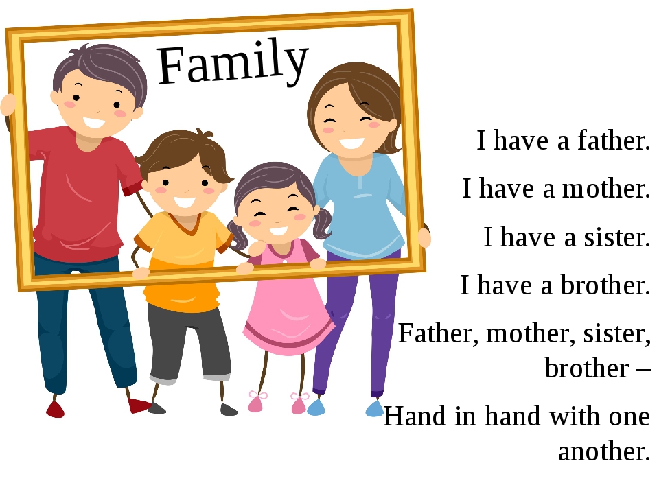 Текст my sister. Семья на английском для детей. Английский. Моя семья. Тема семья на английском для детей. My Family для детей на английском.