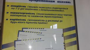 Інтерактивний плакат з теми:"Пріоритетна пошта" з Поштового зв'язку, Спецтехнології сортувальників поштових відправлень"