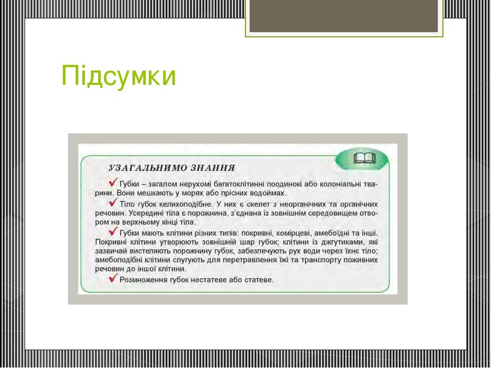Підсумки