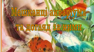 Мешканці акваріума та догляд за ними