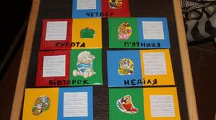 Дидактична гра "Веселий тиждень"