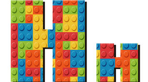 Абетка для оформлення класу у стилі "LEGO" 3(початкова школа,НУШ).