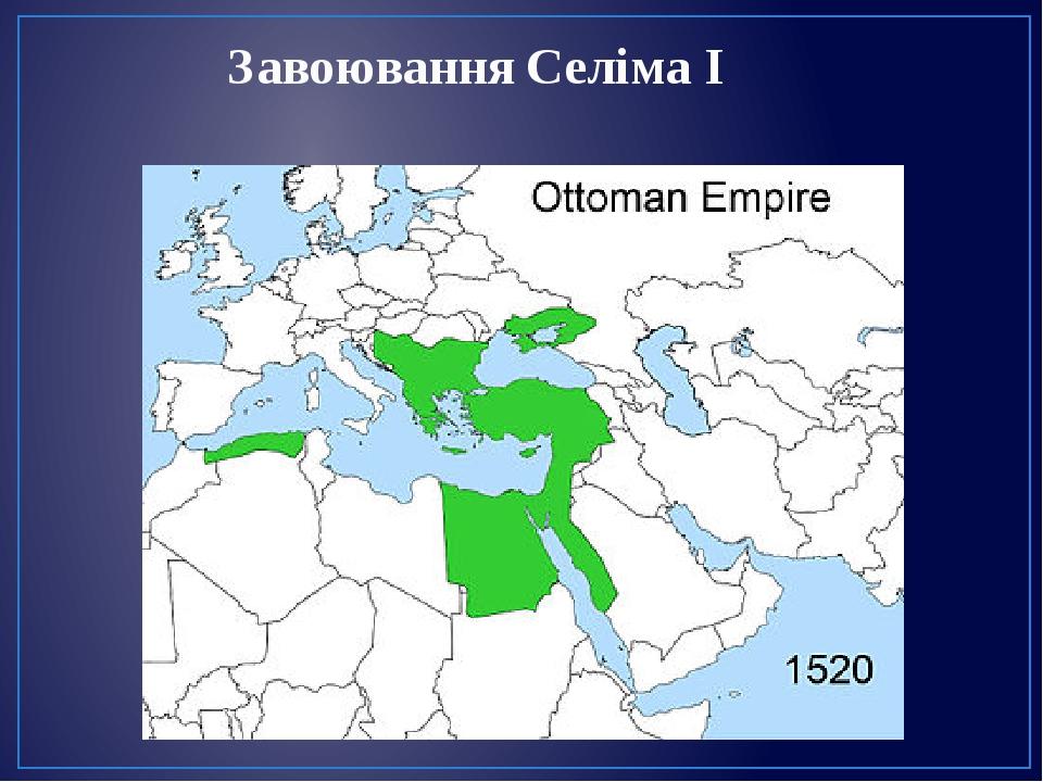 Завоювання Селіма І