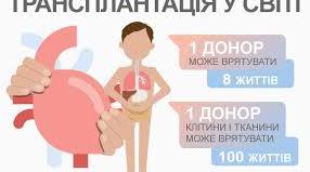 Трансплантація тканин та органів у людини, її перспективи. Правила біологічної етики.