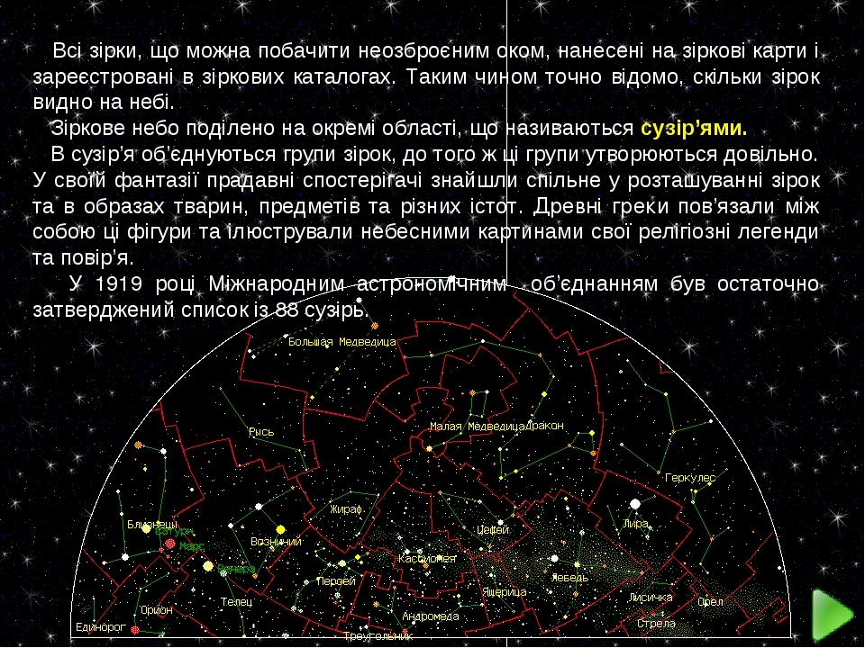 Всі зірки, що можна побачити неозброєним оком, нанесені на зіркові карти і зареєстровані в зіркових каталогах. Таким чином точно відомо, скільки зі...