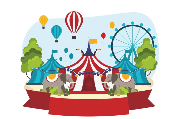 Рисунки про цирк для детей 5 лет