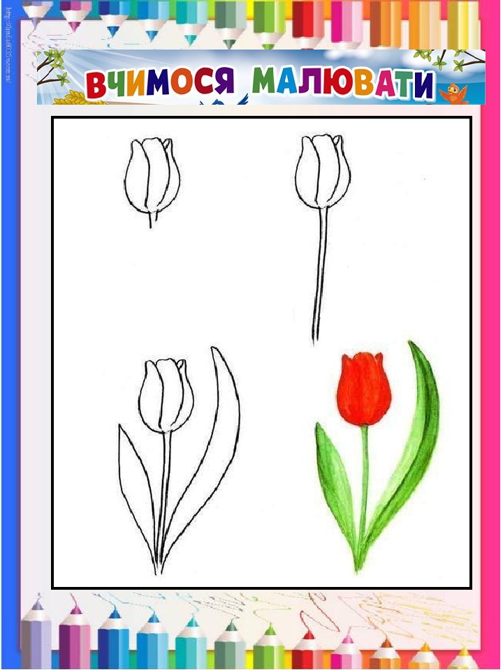 Презентація на тему \"Вчимося малювати\"