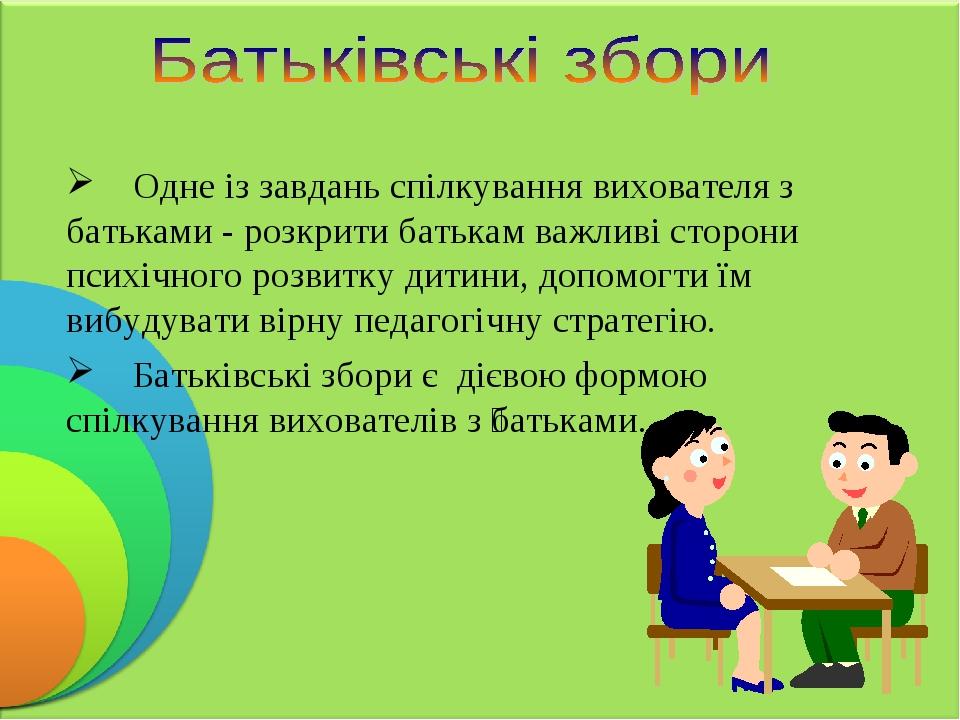 Презентація Батьківські збори в ЗДО Презентація Дошкілля