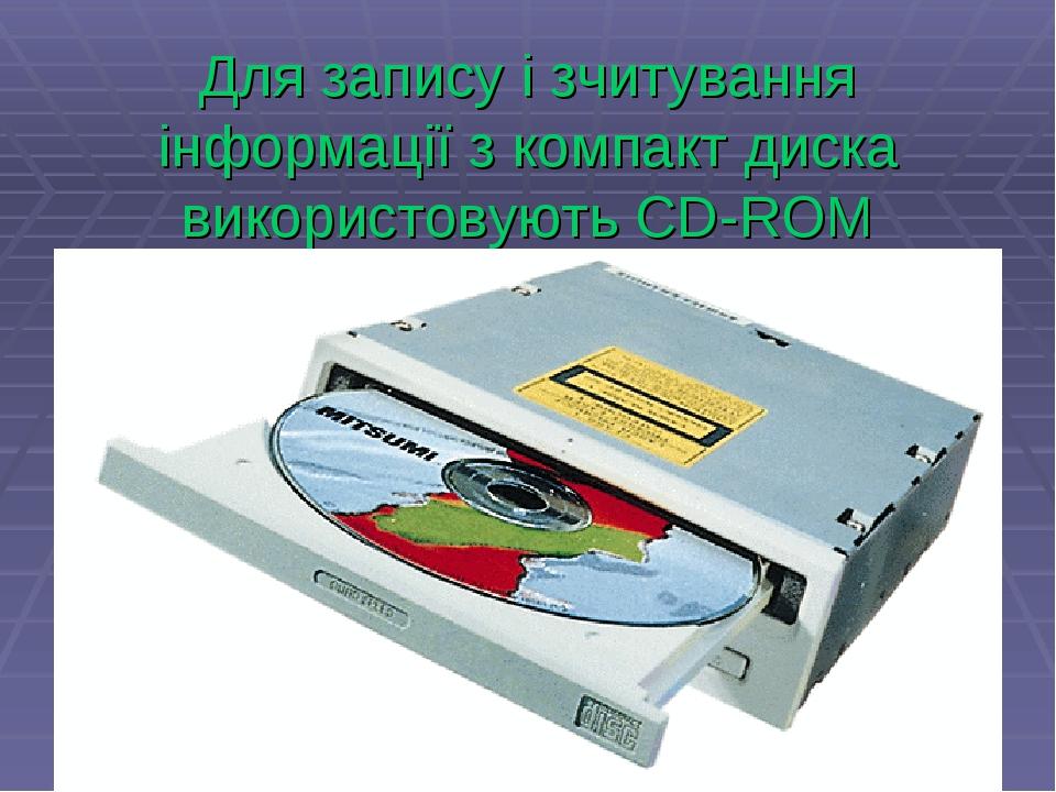 Компакт диск с дистрибутивом это