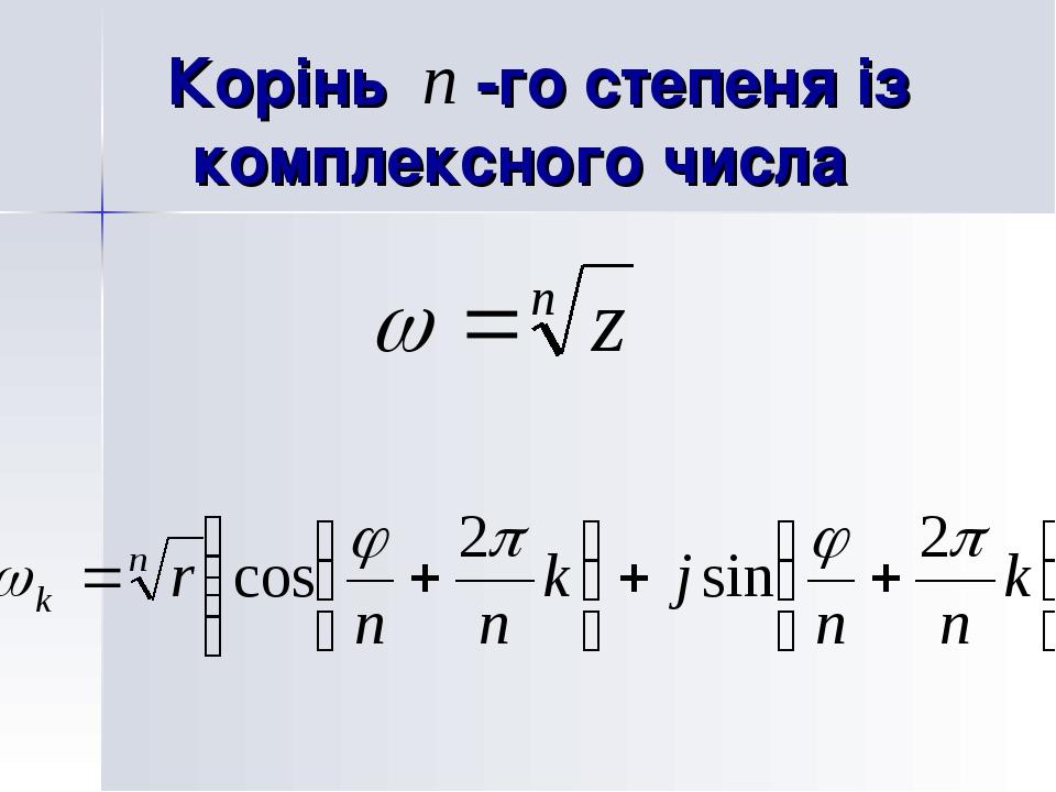 Алгебраическая форма комплексного числа изображенного на рисунке