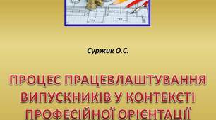 Процес працевлаштування випускників у контексті професійної орієнтації молоді
