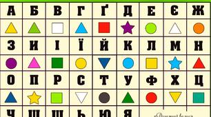 Алфавіт із шифром у знаках
