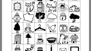 Ілюстрації для створення кубиків історій "Rory's Story Cubes"