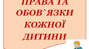 Презентація «Права та обов’язки кожної дитини»