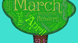 Тематична хмара слів “Spring “ (Tree Word Cloud)