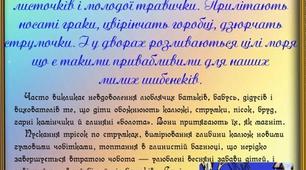 Ілюстрації. Папка-пересувка (ширма) "Весняні забави"