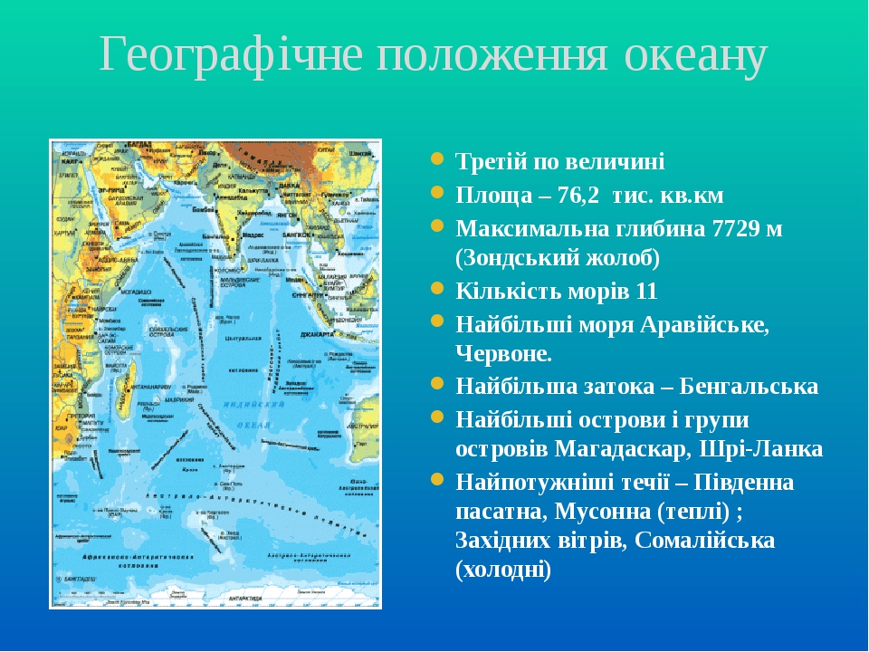 Проект по географии океаны