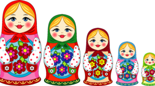 Добірка ілюстрацій "Матрьошка" (частина 1)