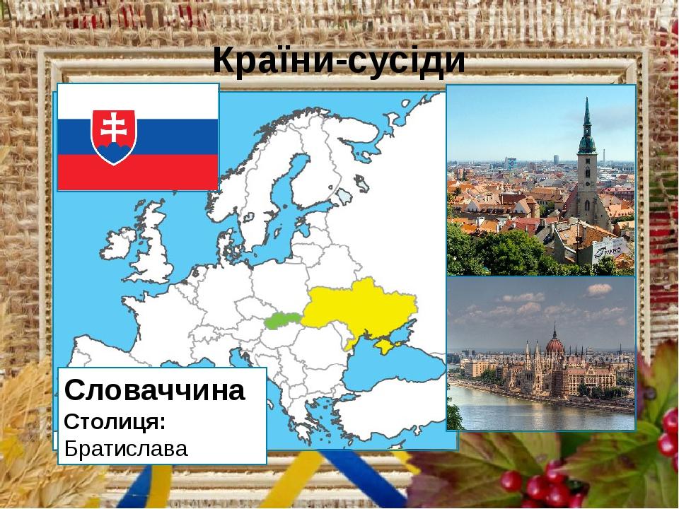 "Країни - сусіди України" | Презентація. Я досліджую світ