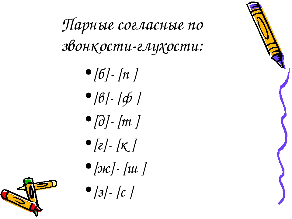 Парные согласные по звонкости и глухости презентация 1 класс