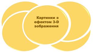 Ілюстративні картинки з ефектом 3D зображення.На допомогу вчителю