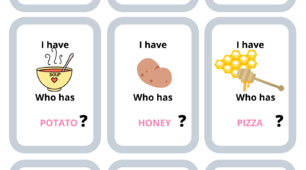 Гра ”I have…Who has…Food Game “