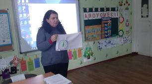Участь у виховному заході на тему "Квітку не зриваю,квітку-вишиваю"