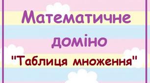 Математичне лото "Таблиця множення"