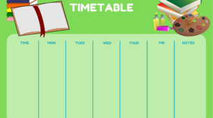 Постери "School Timetable "