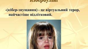 КІБЕРБУЛІНГ "Загрози, що походять з Інтернету"