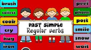 Past simple regular verbs