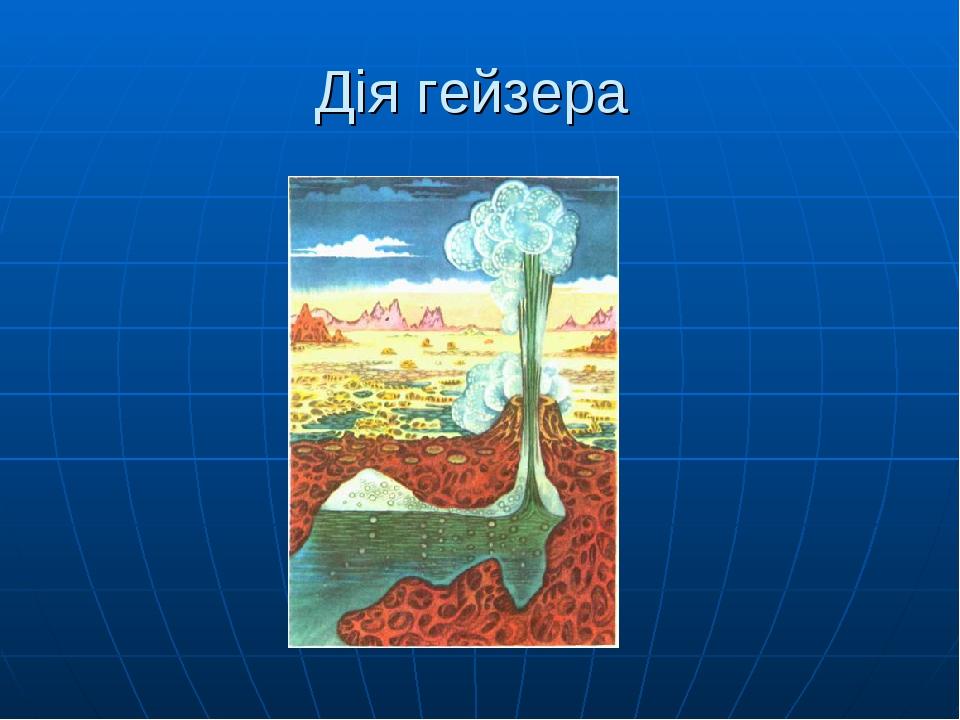 Дія гейзера