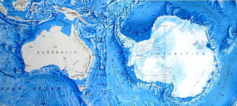 Древние платформы антарктиды. Антарктида материк на карте. Карта Австралии и Антарктиды. Австралия и Антарктида. Материк Австралия и Антарктида.