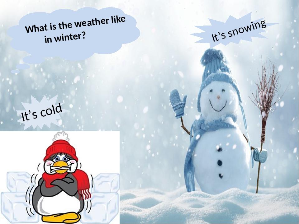 Презентація «Seasons and weather»