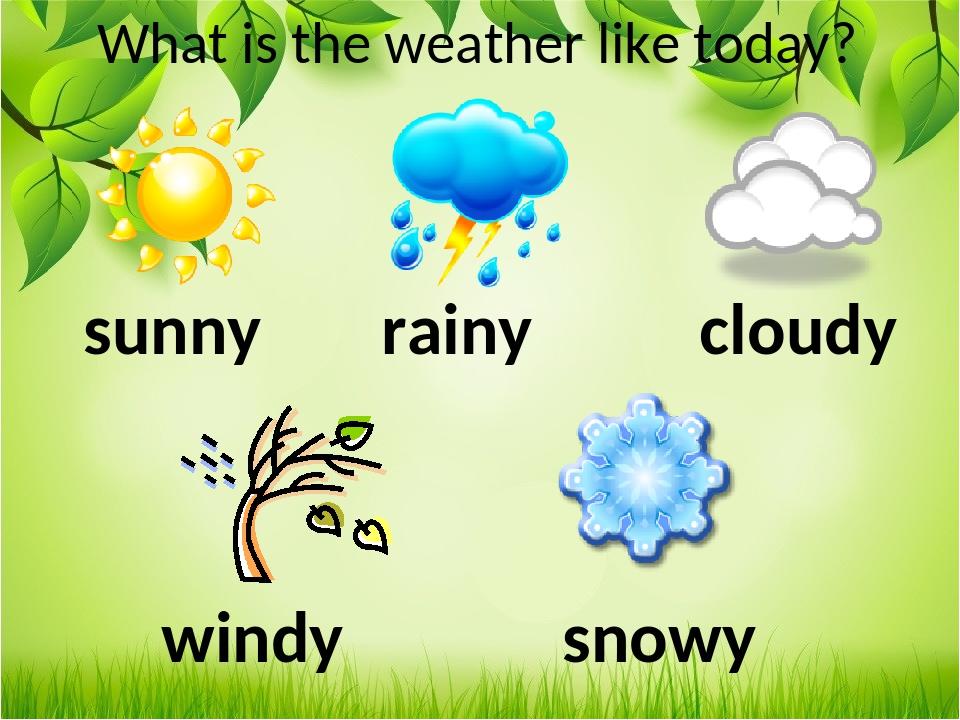 Презентація Seasons and weather