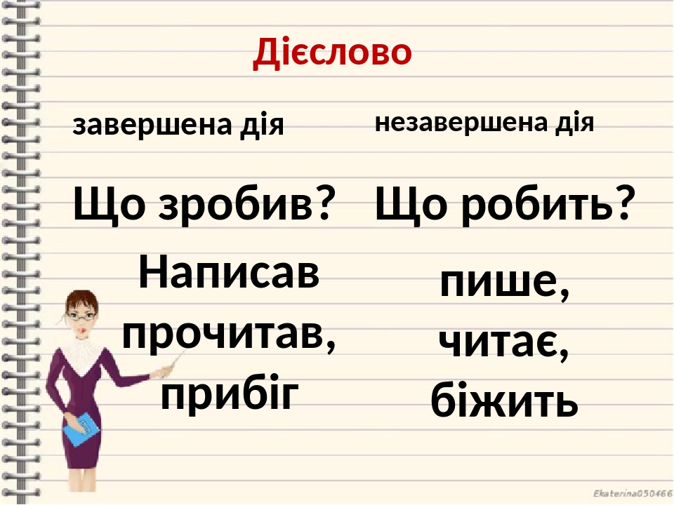 Презентація "Дієслово як частина мови"