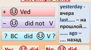Past Simple 3 клас